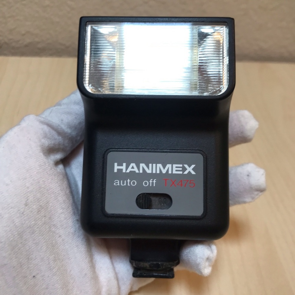 Hanimex Tx47f Flash for Photography Cameras. Shoe Mount.